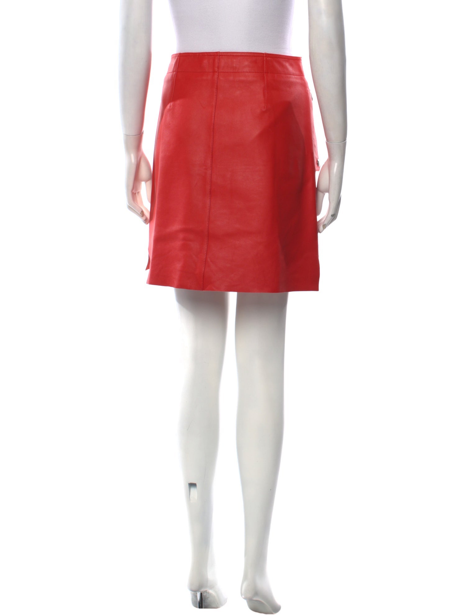 Acne Studios Lamb Leather Mini Skirt
